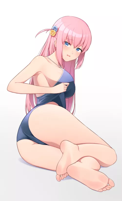 Bocchi In Her School Swimsuit (Bocchi The Rock)