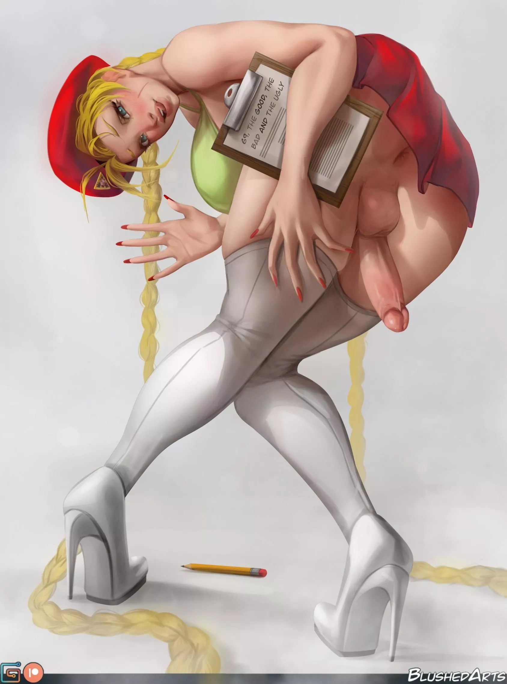 Cammy's a big girl [Street Fighter] (BlushedArts)