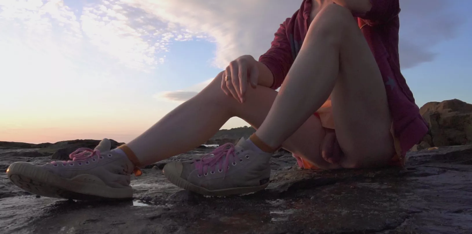 caught the sunrise this morning :3