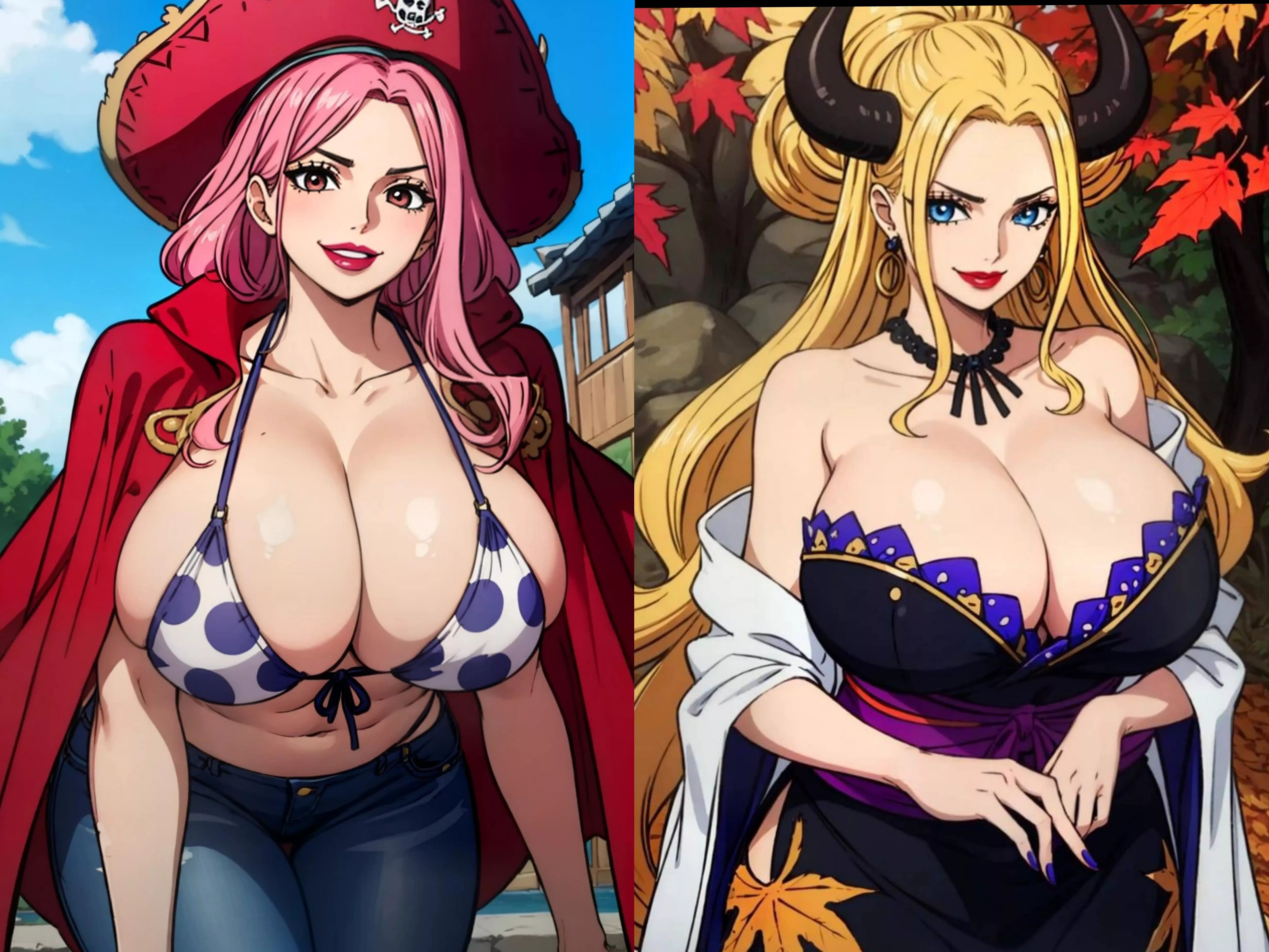 Charlotte Linlin (30) vs Black Maria (29), which giantess is sexier?