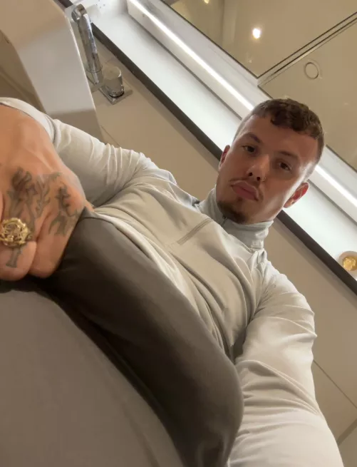 Does my cock outline excite you?