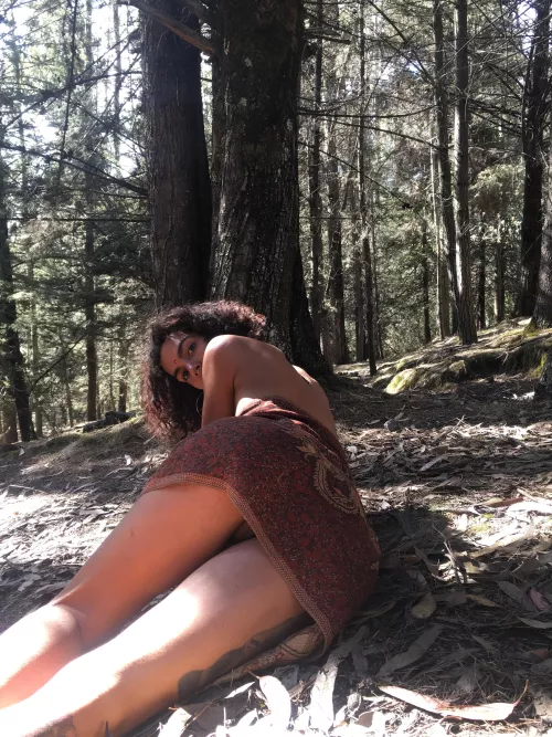 Fresh soil and clean air, I love the forest