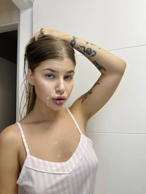 I always ask for more on my face