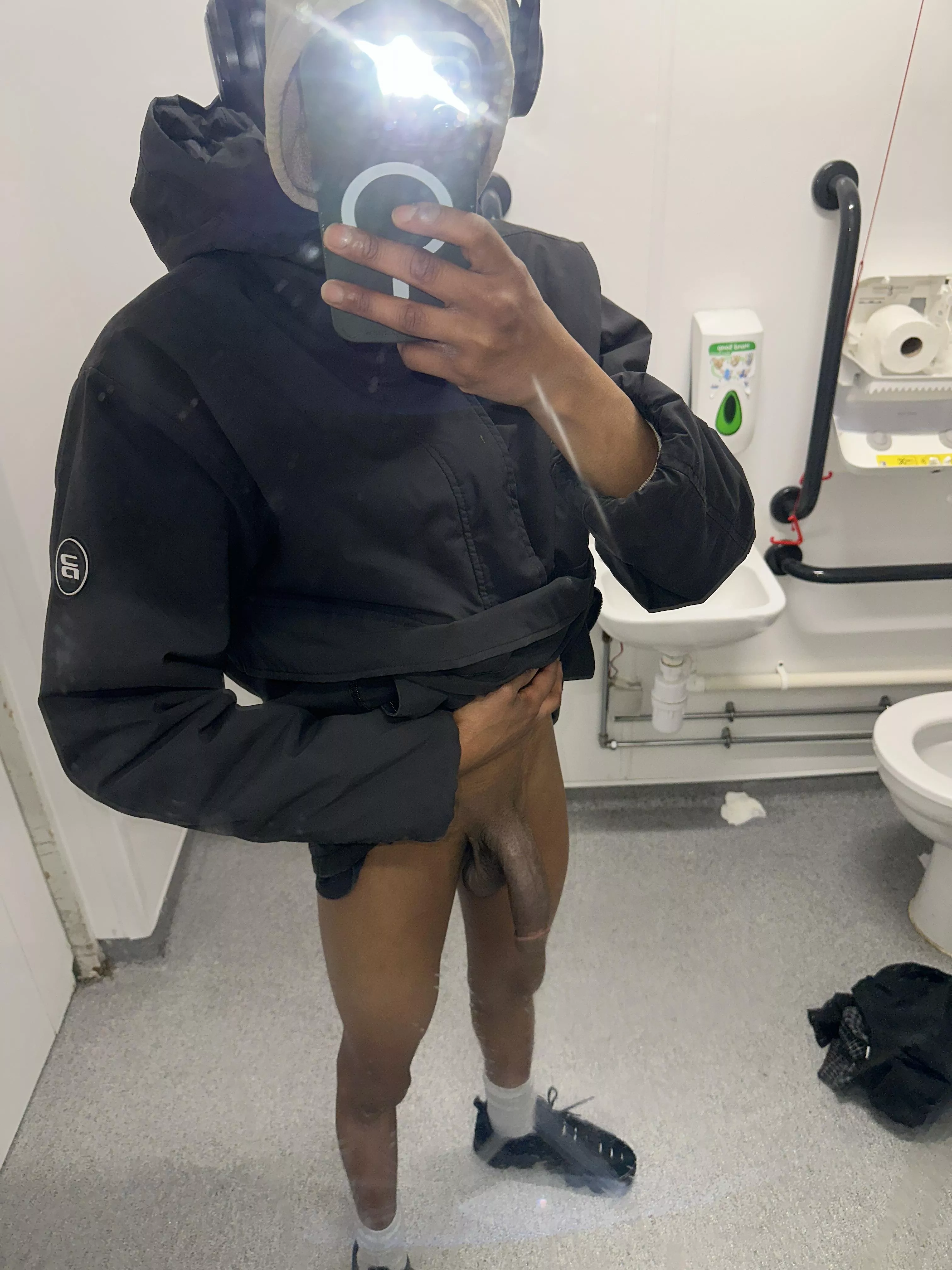 I know you don’t like public toilets but it’s open..