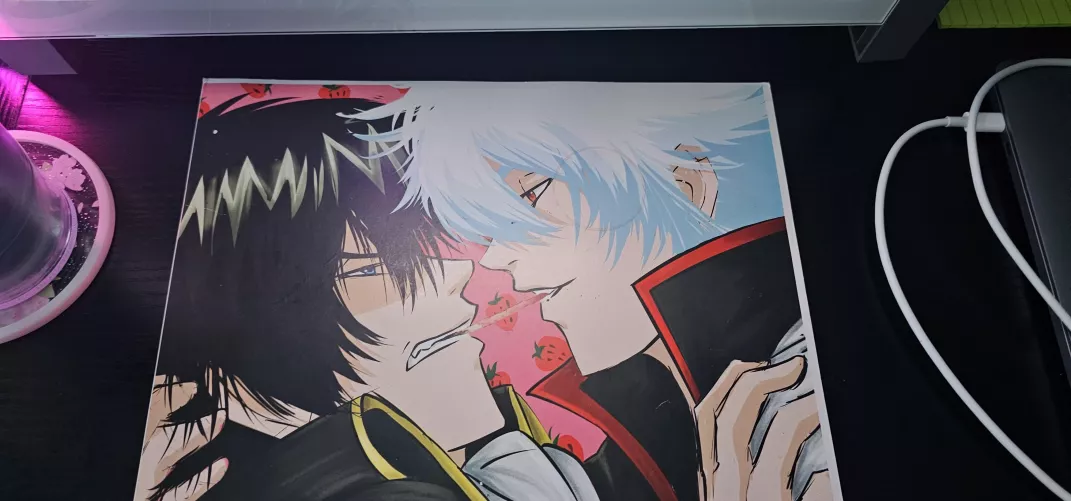 I ruined the only poster I have from my ship 😭