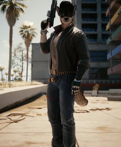 I stole this gun from an auction and now arasaka wants me dead 🤣