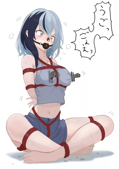 If only she could take them off...