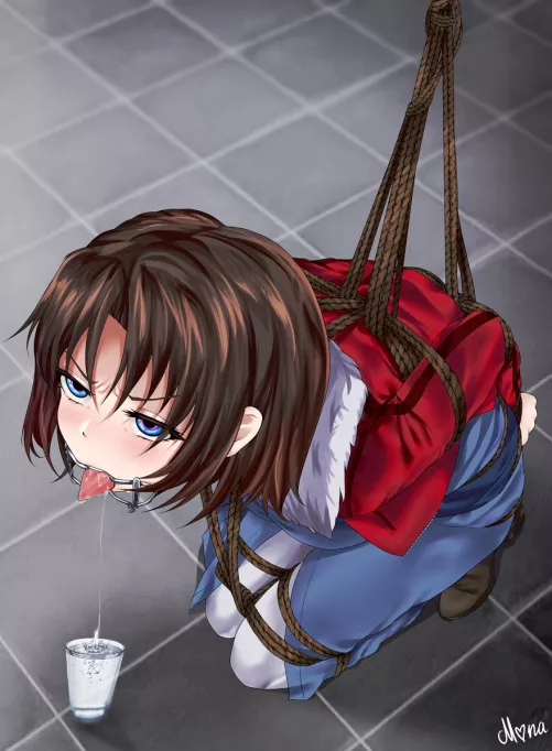 I'll untie you once you completely fill the cup