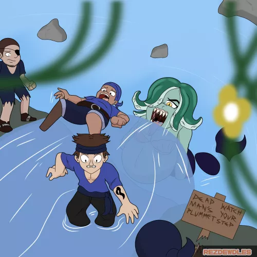 {Image} Voretober 2023 Day 21: Slippery (Art by Me)