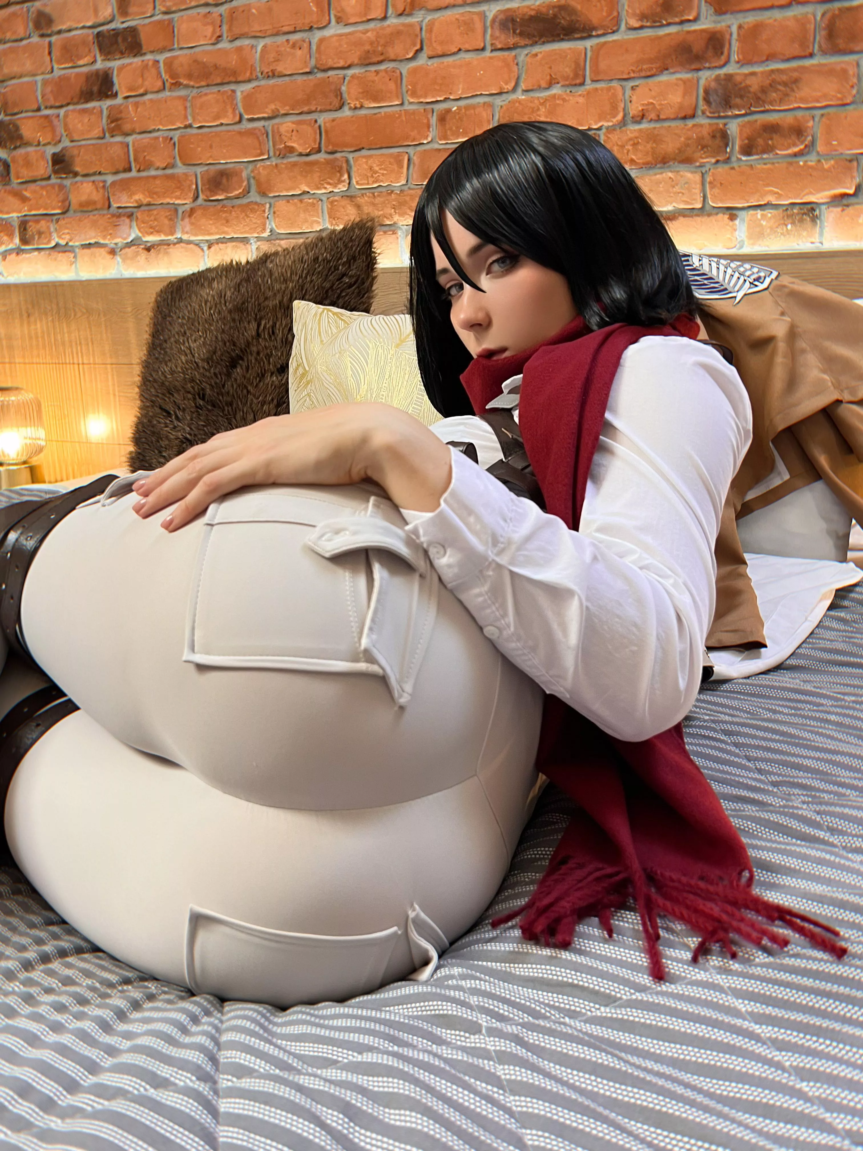 Mikasa Ackerman from Attack on Titan cosplay by SweetieFox [self]