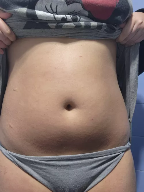 My belly this night looks deeper