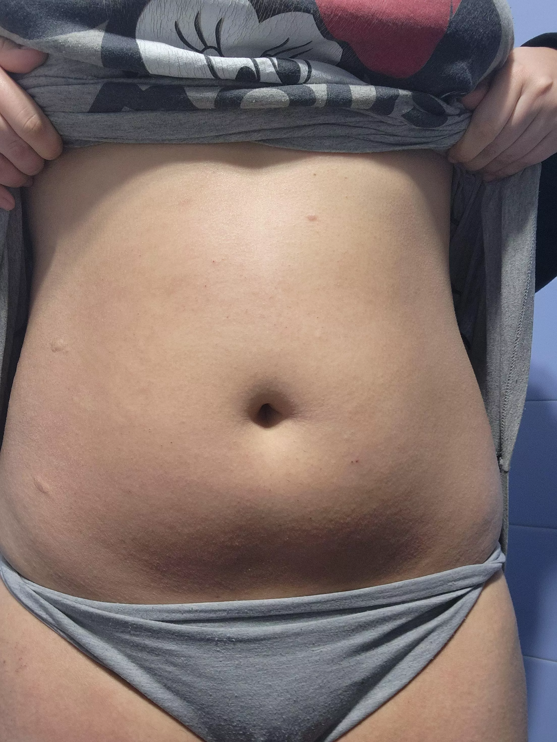 My belly this night looks deeper