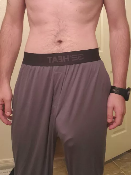 My pajamas leave little to the imagination... Or maybe they make you imagine lots of naughty things