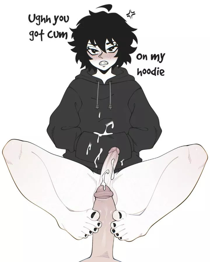 Not on the hoodie! 😮