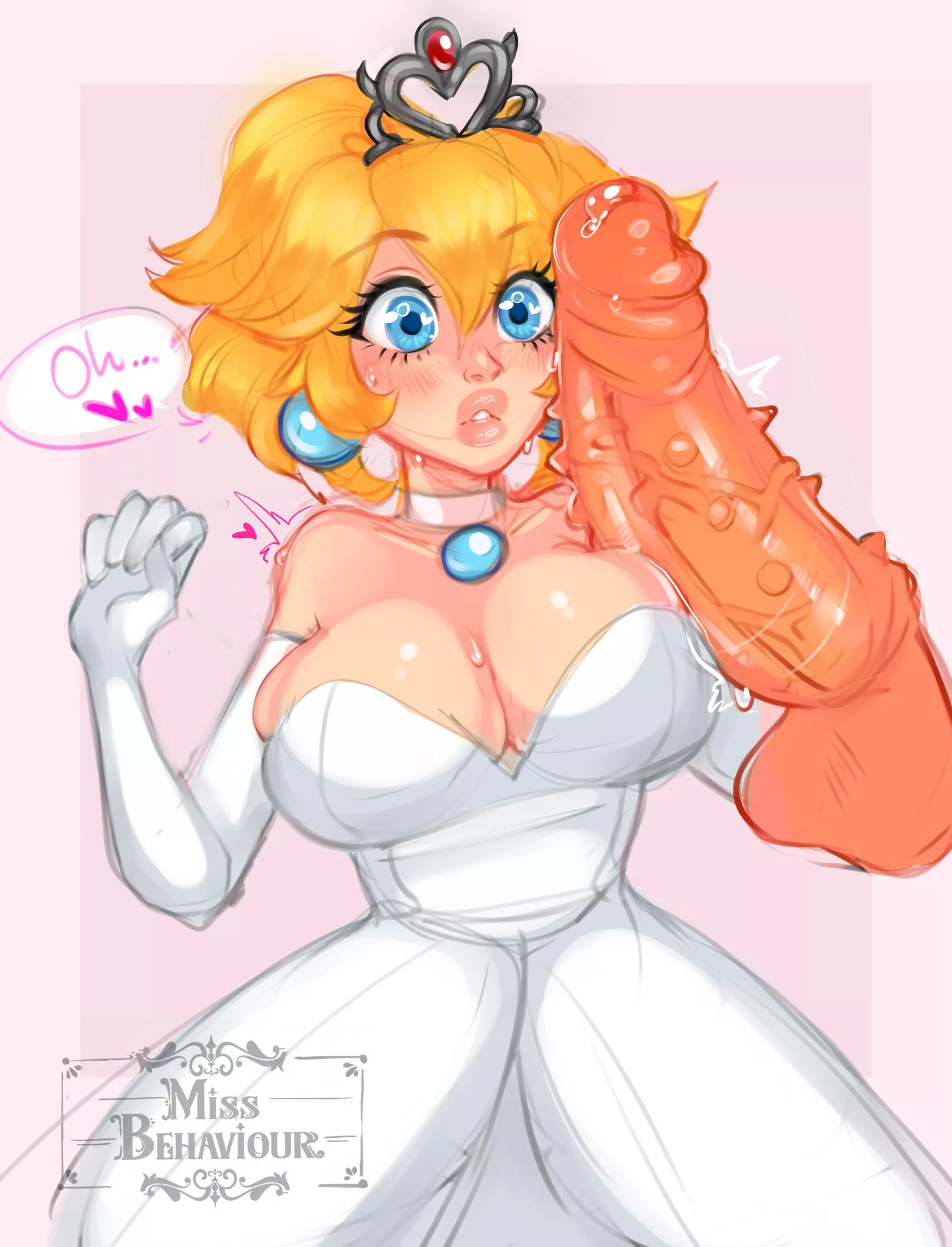 Peach convinced why she should marry Bowser (missbehaviour)
