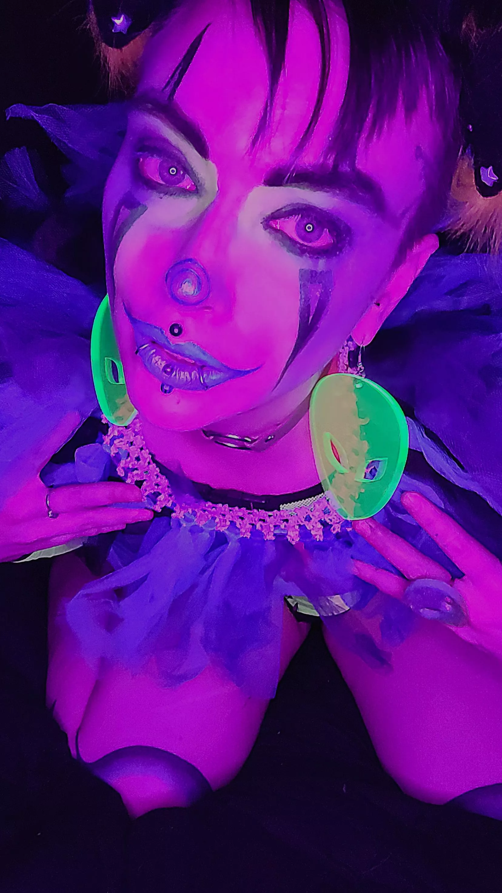 Pink Clown Alien Boi