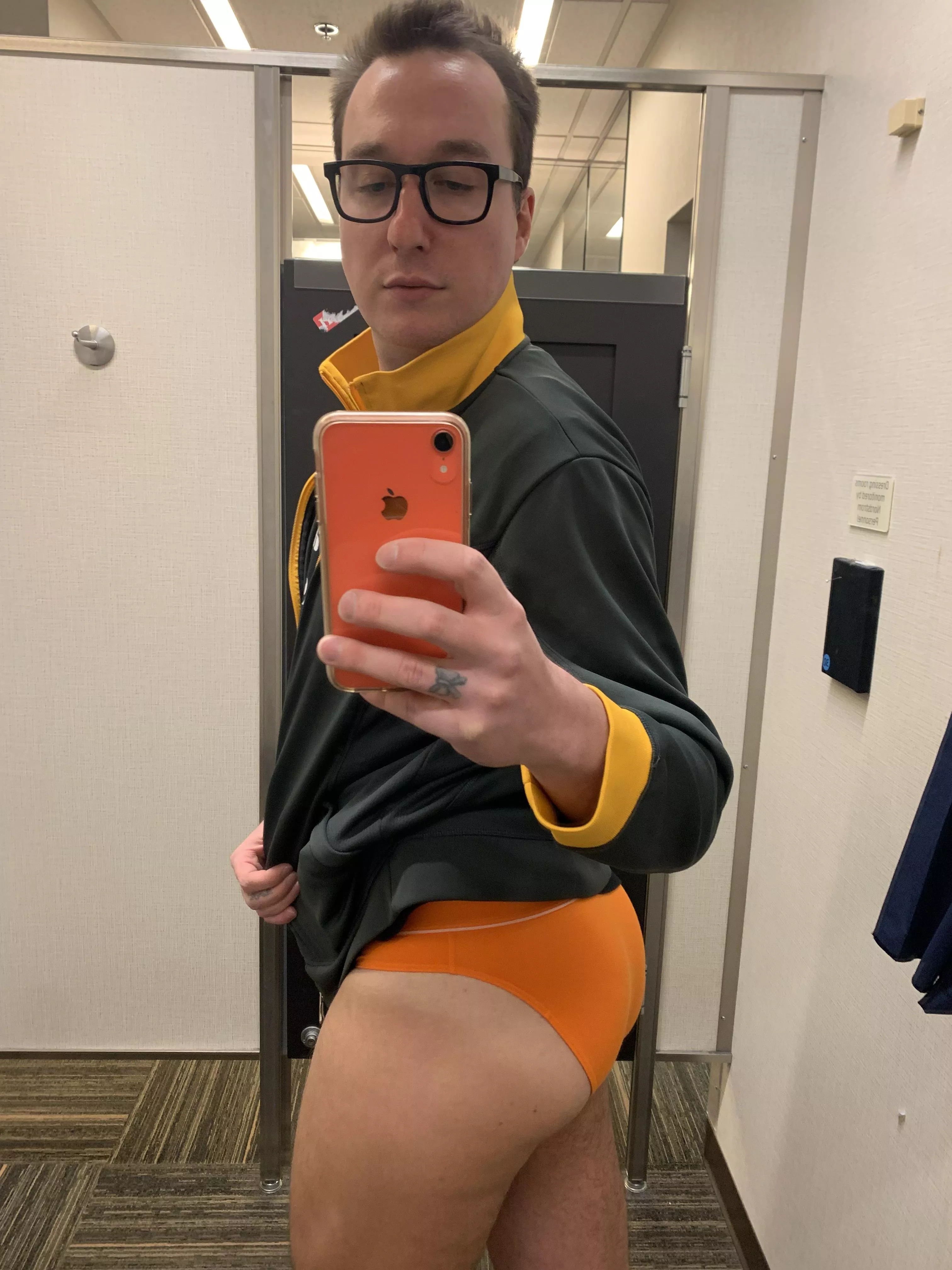 Selfie in the changing room