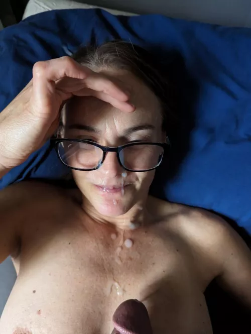 She wanted it on her chest, I aimed high