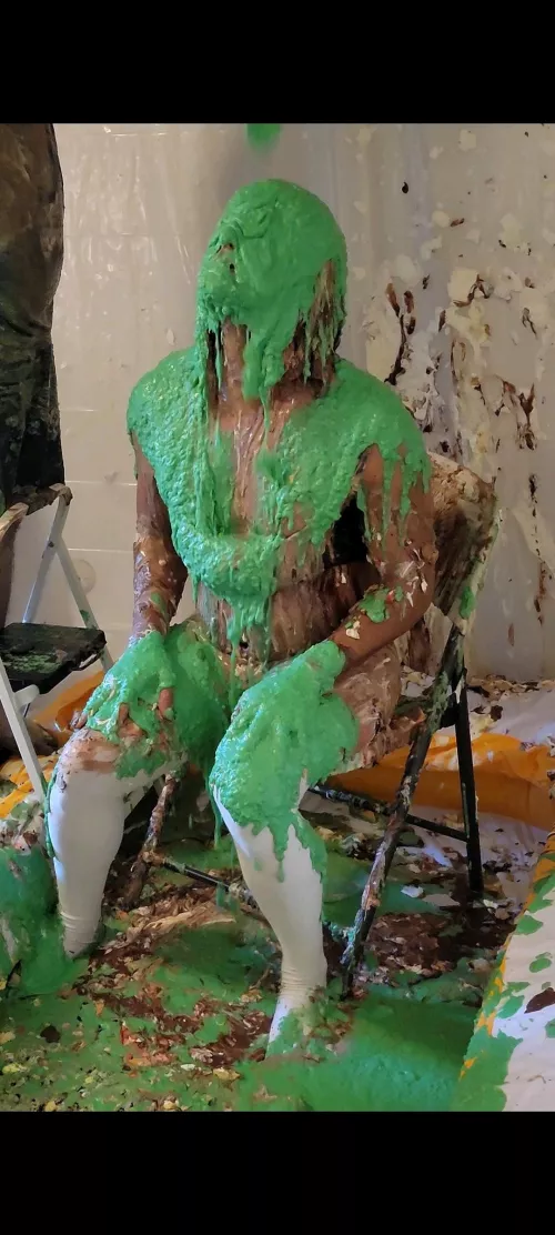 Sissy loser gets tricked into a very messy afternoon play. DM for the full length mess