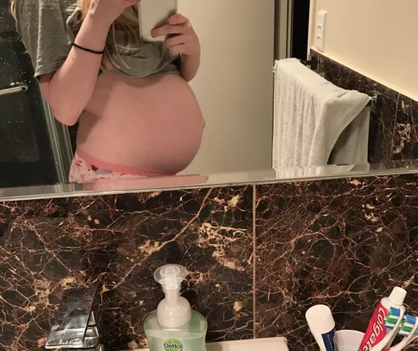sometimes I miss being pregnant, it was like a constant state of “fuck me”
