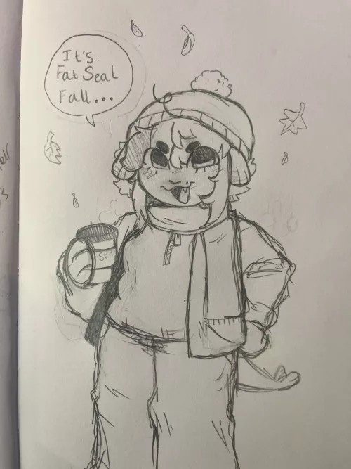 Speech bubble says it all 🦭