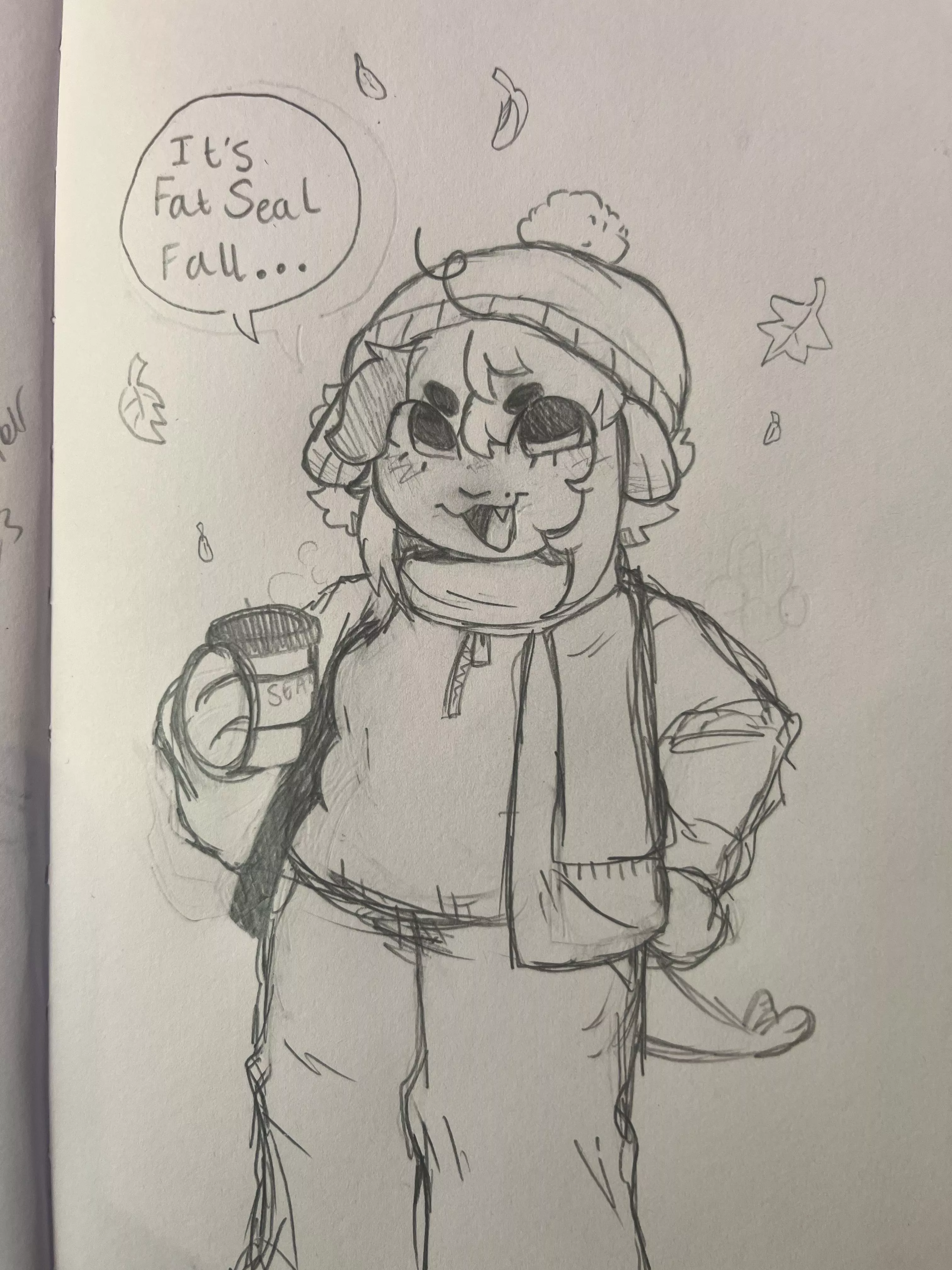 Speech bubble says it all 🦭