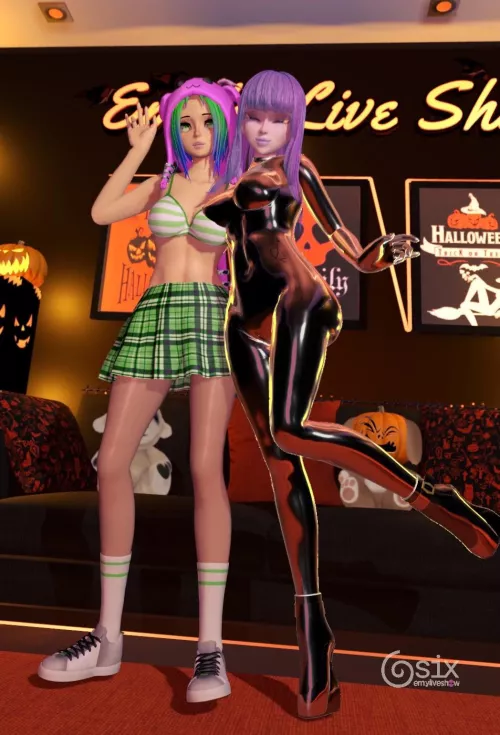 Today Six and Uma will help you to relax💕 https://chaturbate.com/emyliveshow