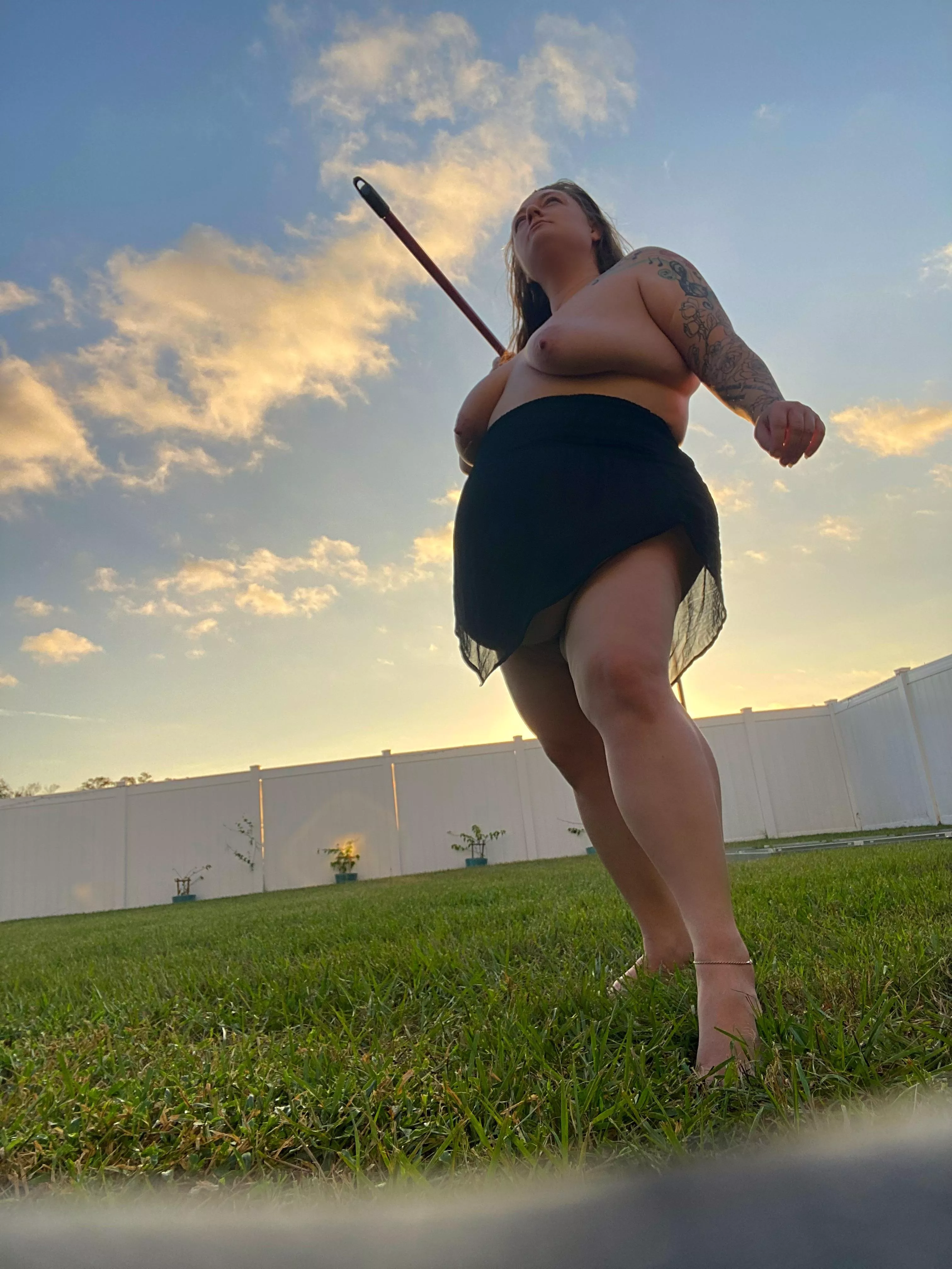 Warrior pose, feel free to spookify. More in comments