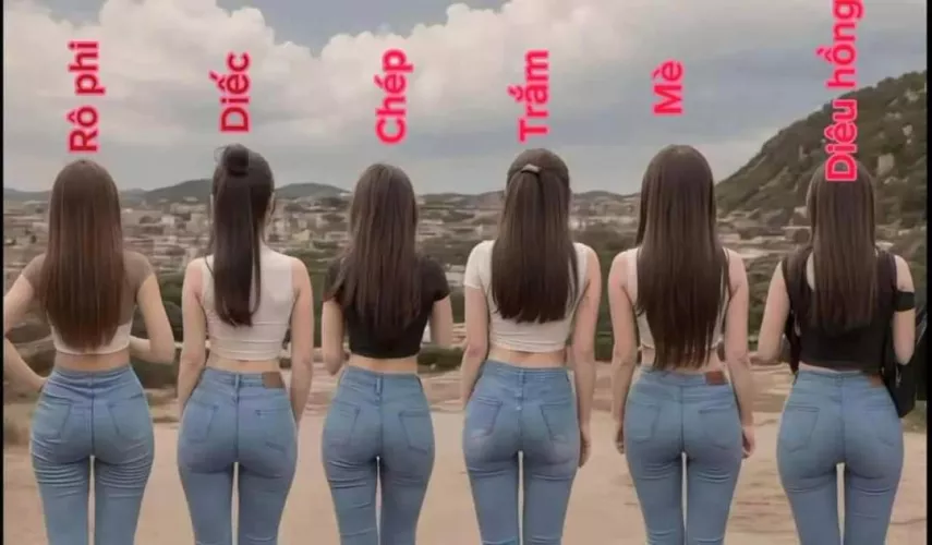 Which girl do you like from left to right?