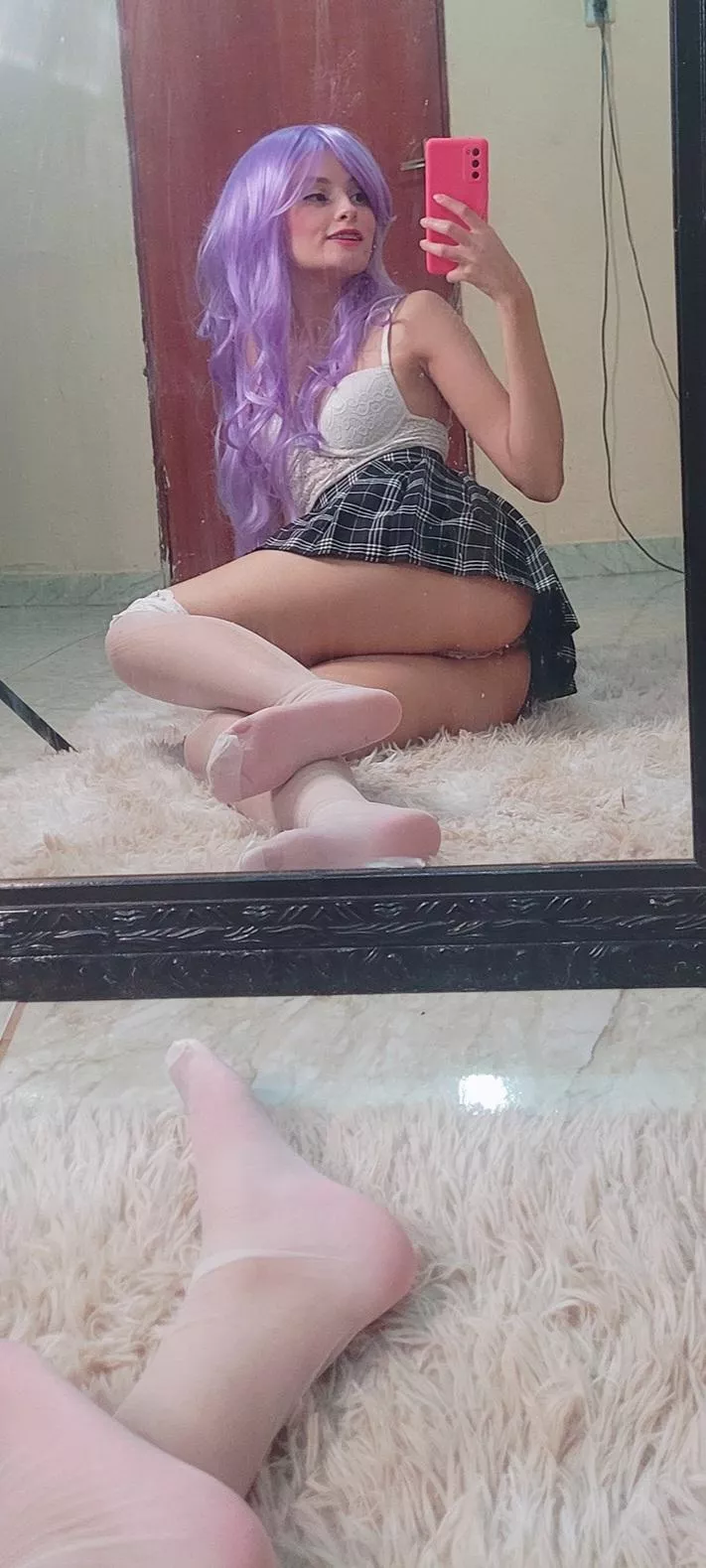 You can fuck me but the skirt has to stay