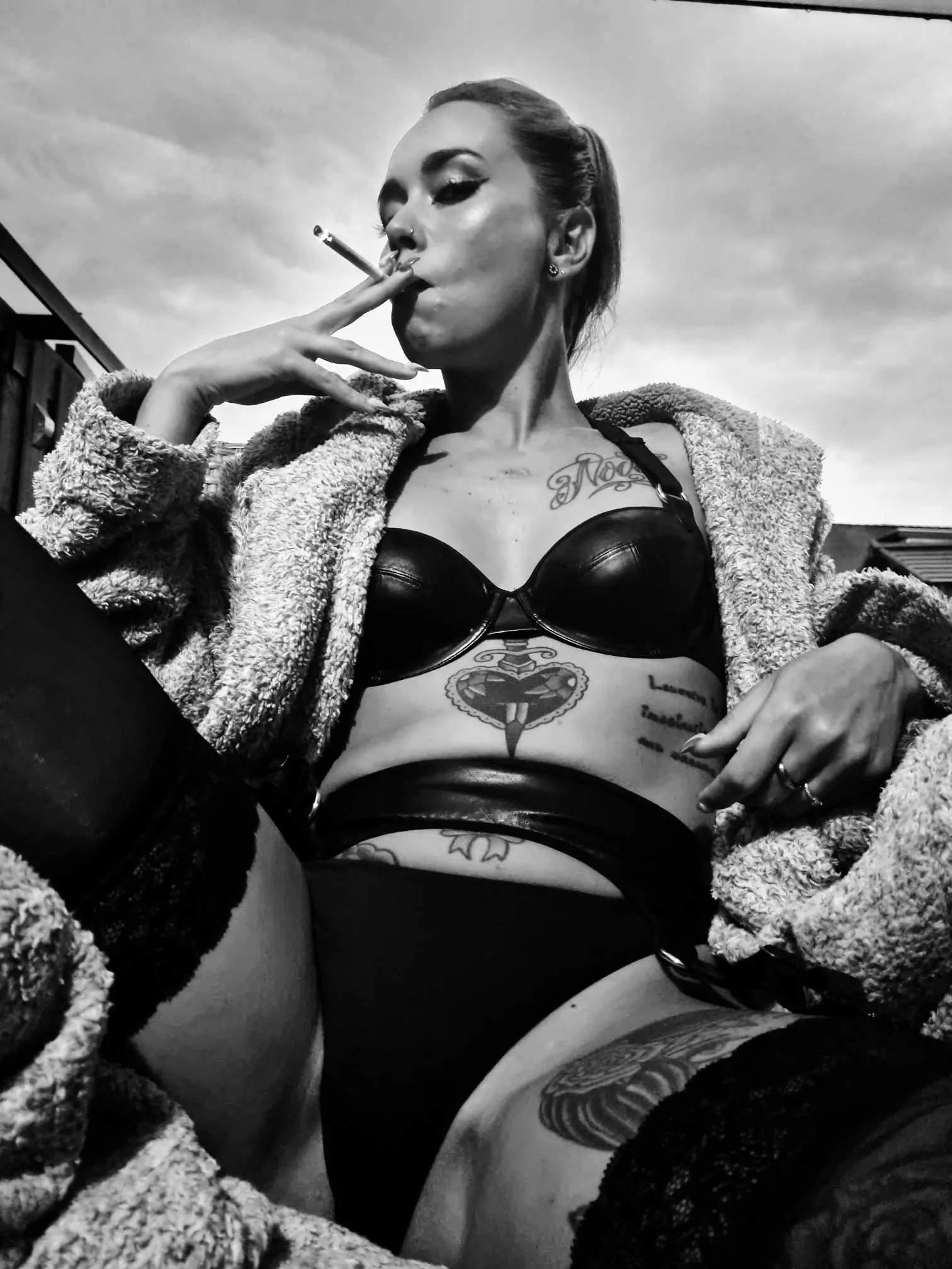 You wish I'd take the robe off don't you..