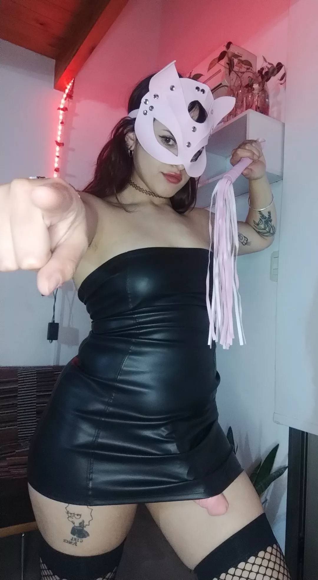 Your dark leather goddess