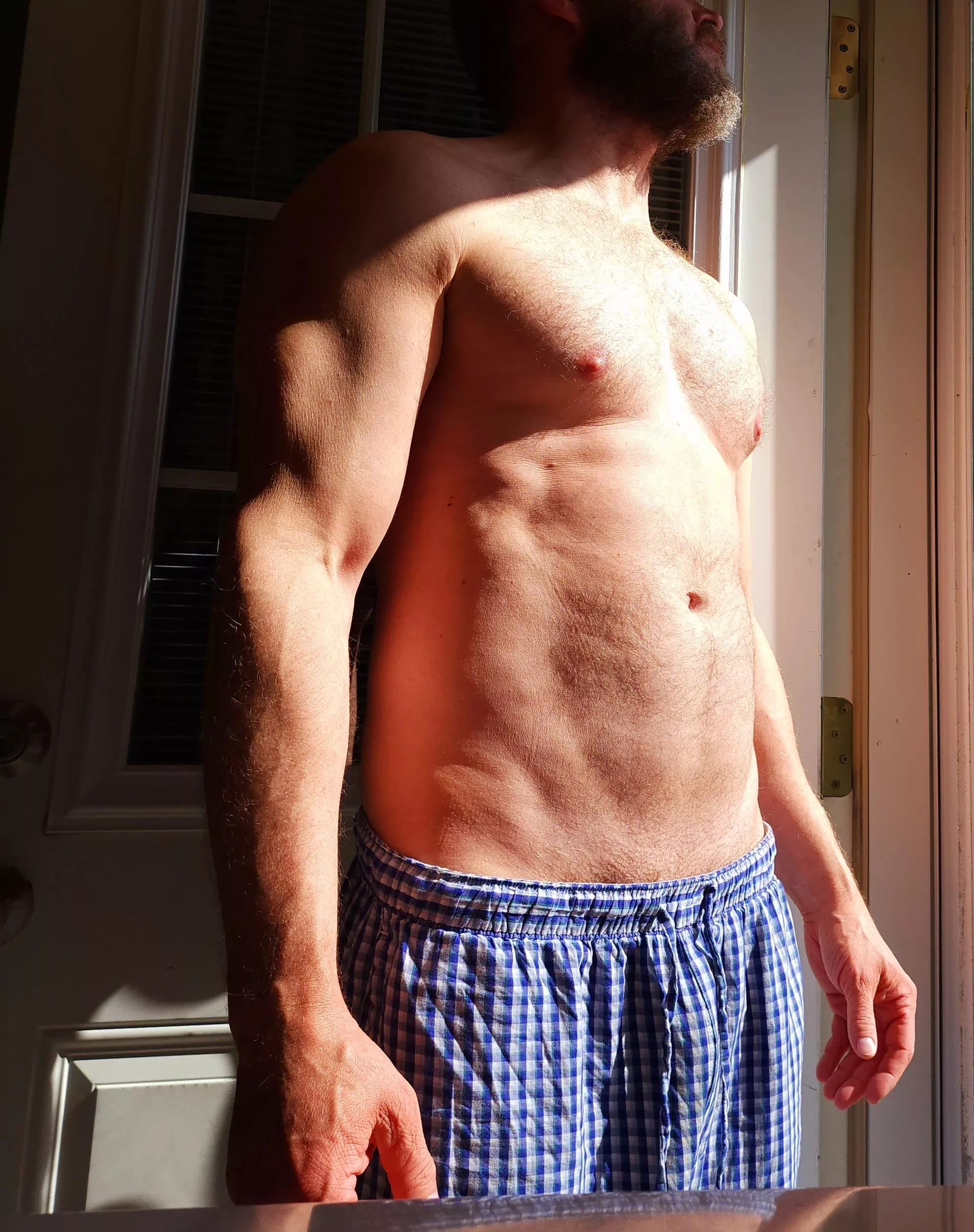 [46] New here. I am working out again and losing weight. I got hit on by a cute 20-something yesterday so that gave me confidence.