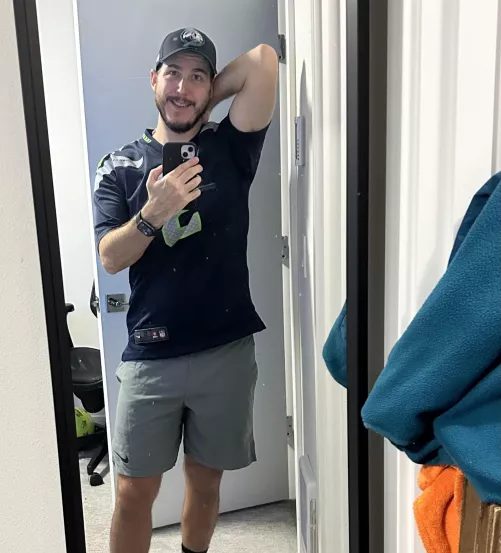 Celebrating the win tonight