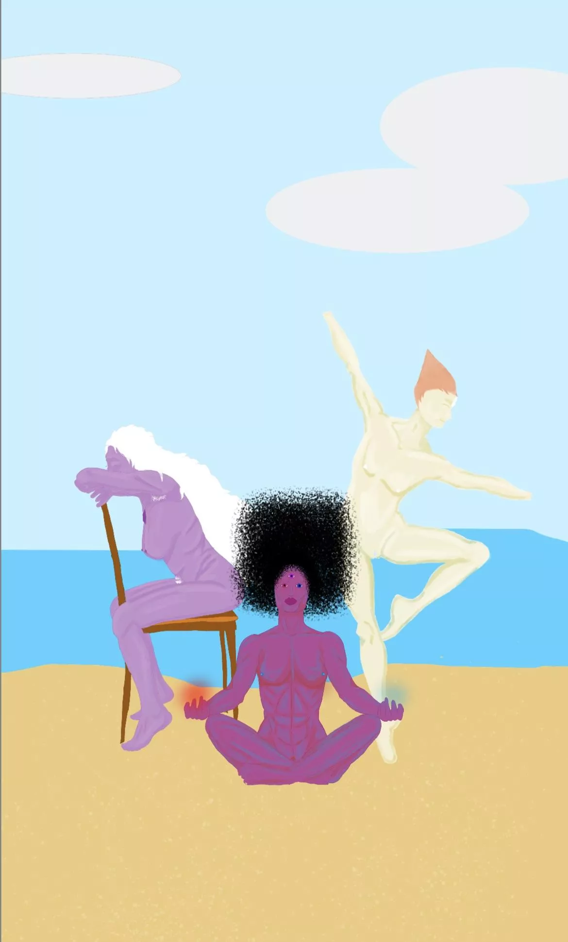 Crystal gems drawn by me