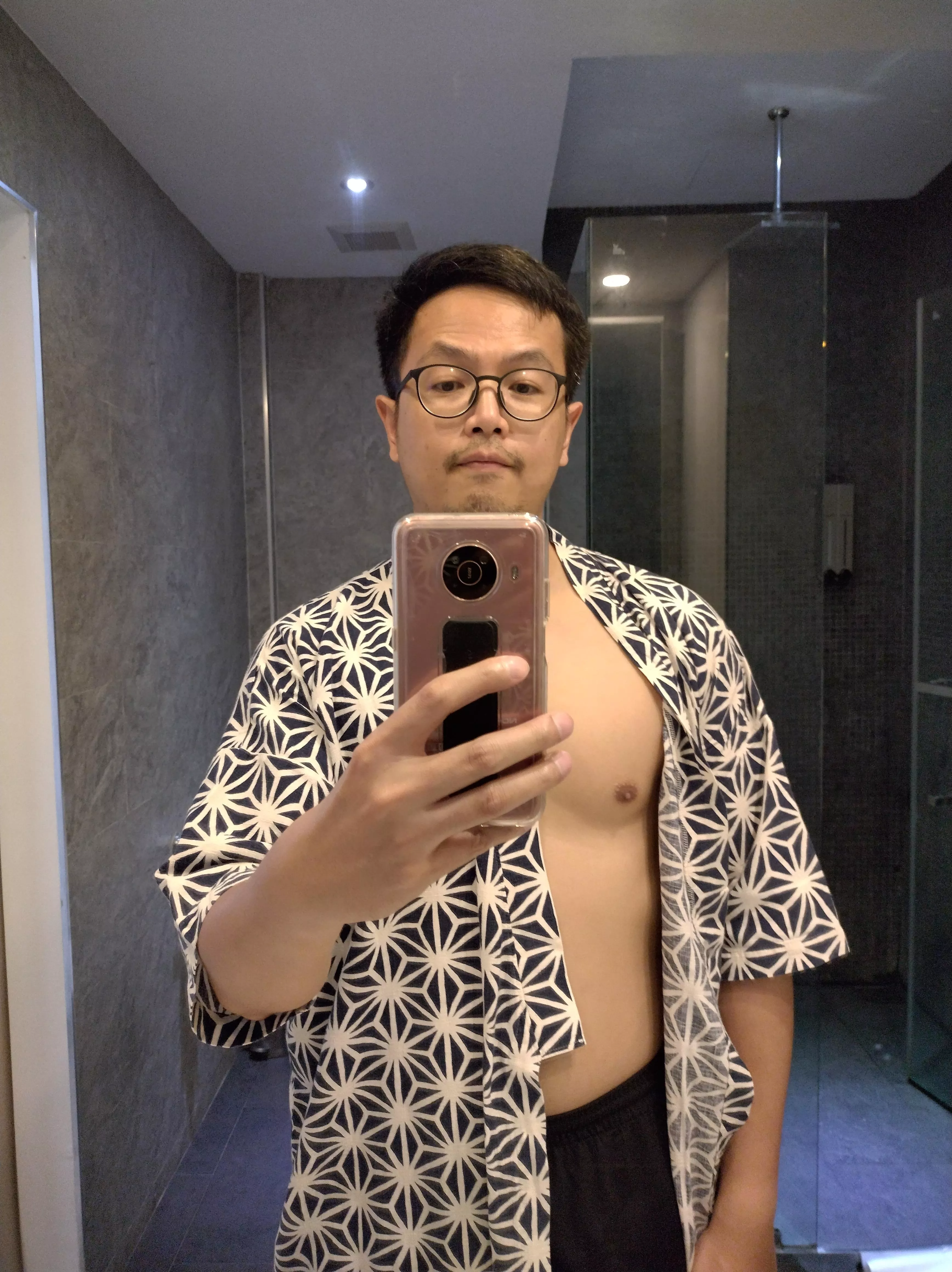Getting ready for onsen.