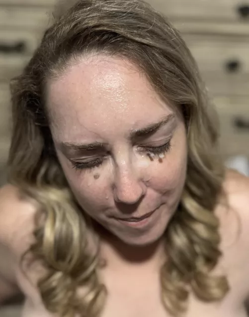 He glued my eyes shut