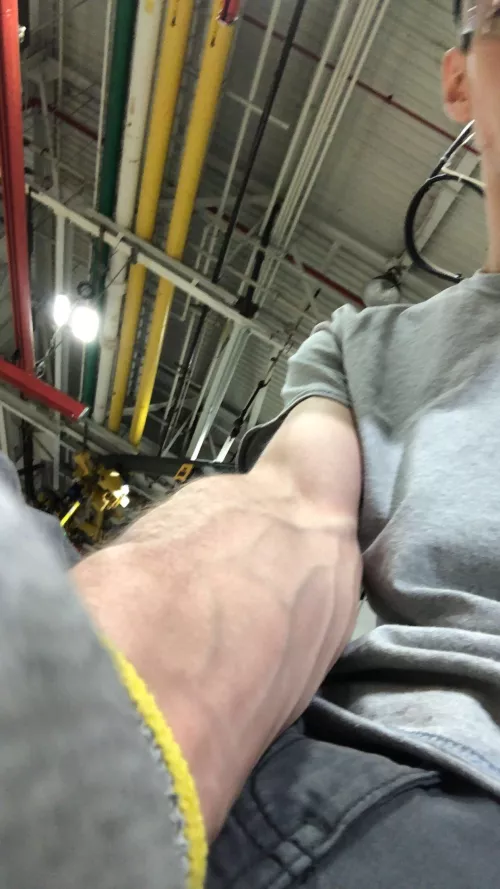How my arms look all day at work