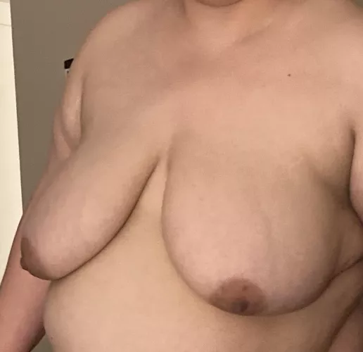 I just need someone to play with my tits.