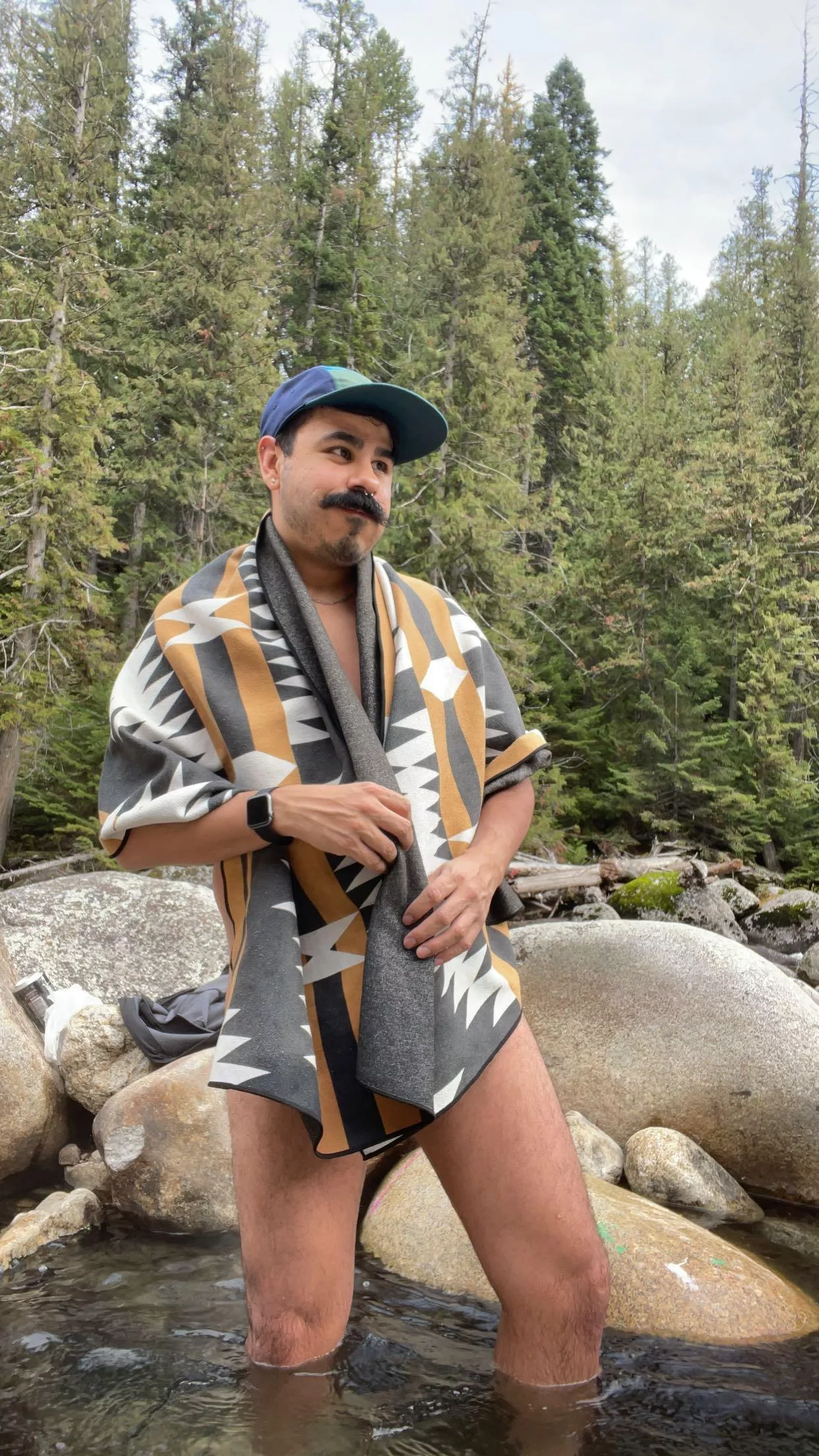 Just trying to be cute in the woods here