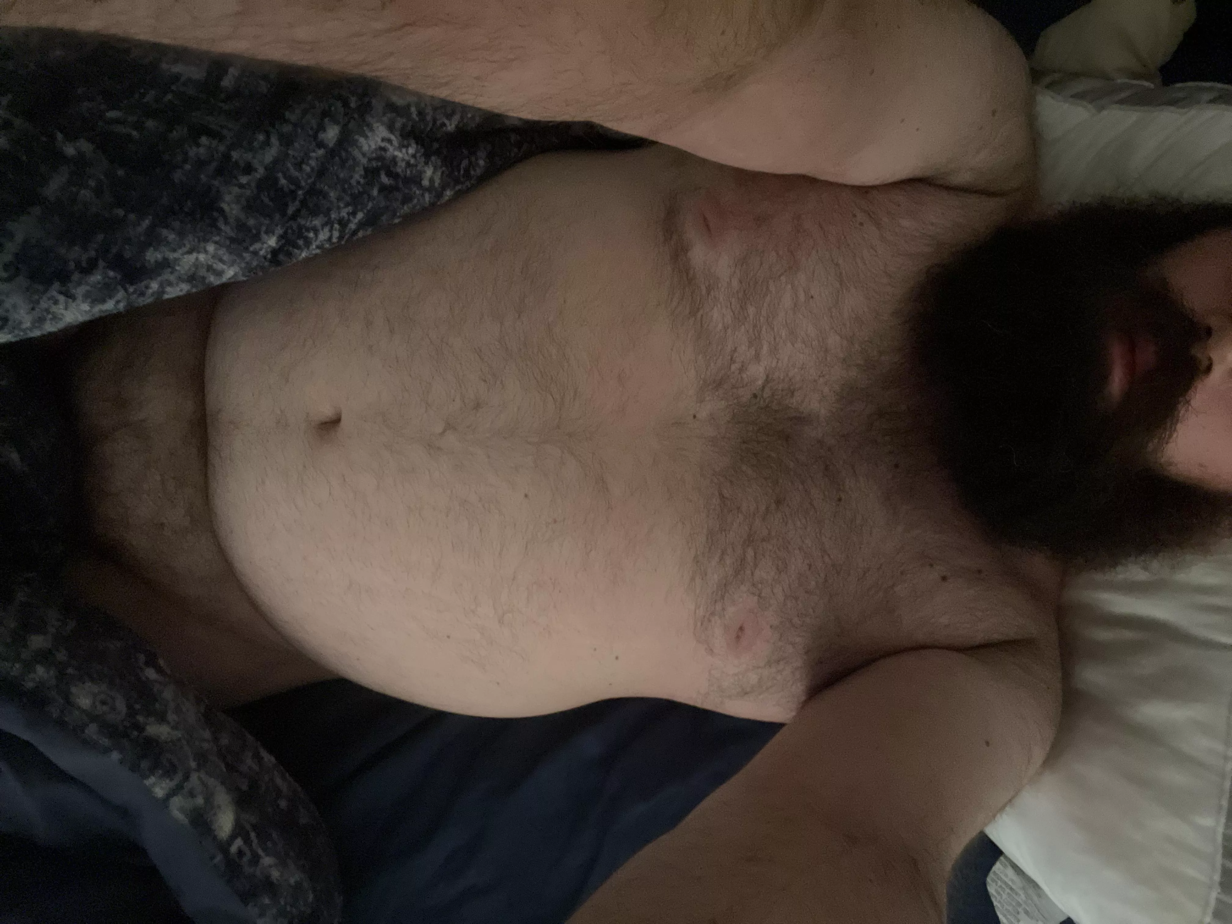 Let’s snuggle while you rub my beard.