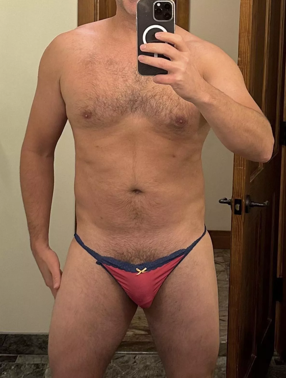 Love waking up in panties