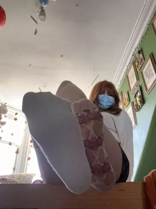 Mismatched socks today, which one do you like better?