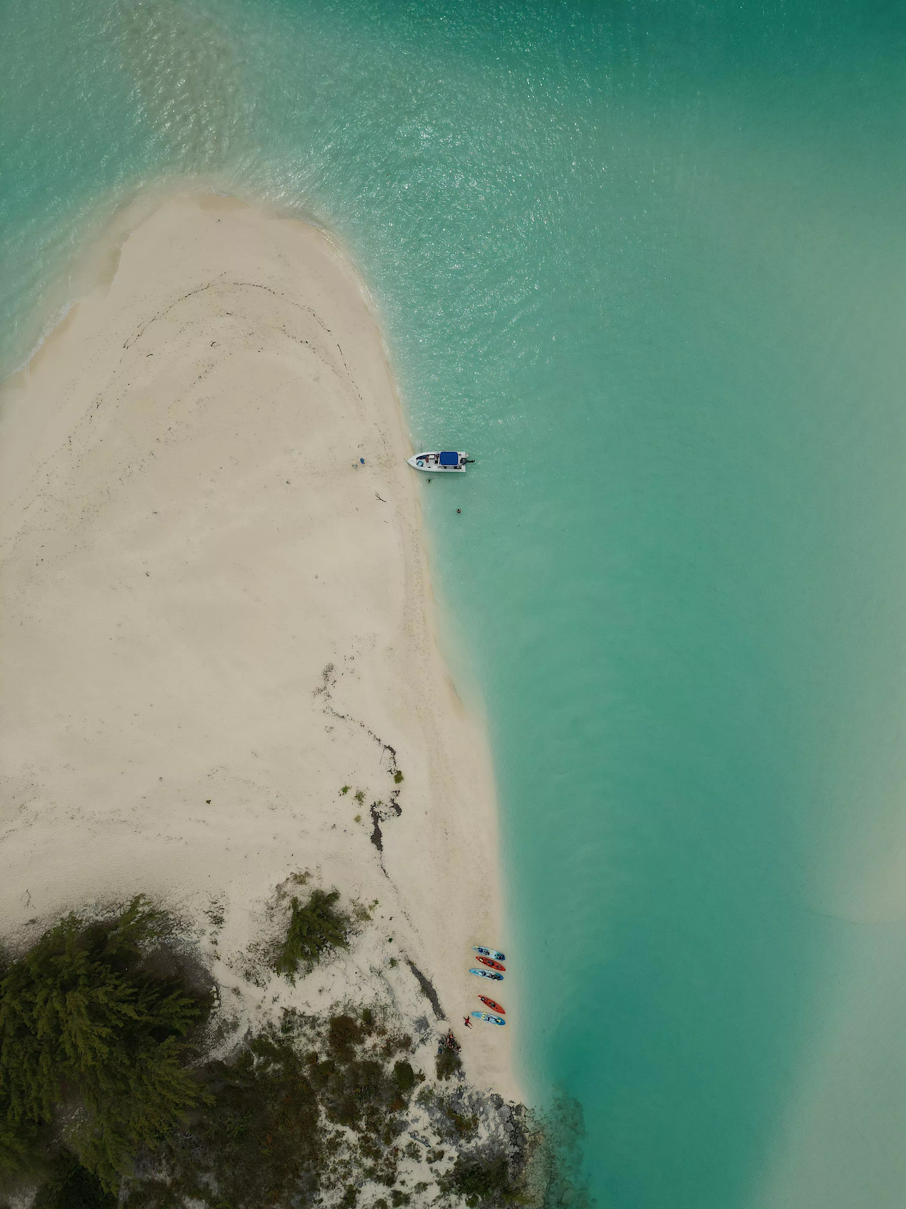 Moriah Harbour Cay, Exuma. This area is known as The Cut Beach or The Lazy River.