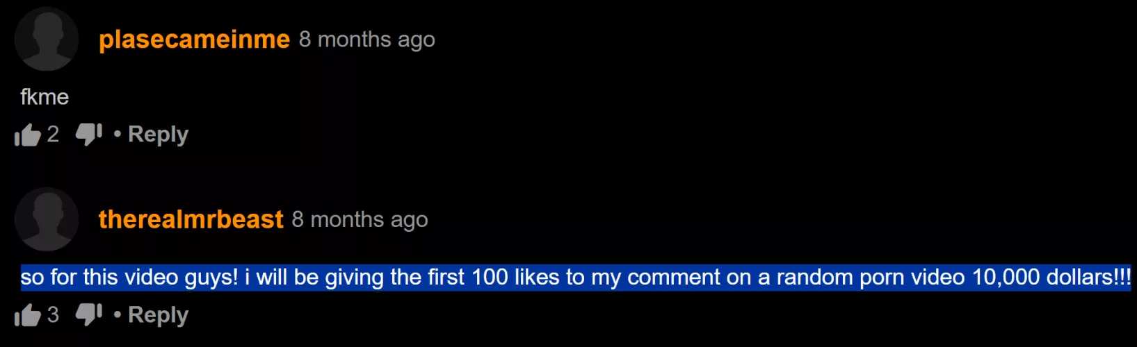 Oh dear lord Mr.Beast on pornhub!!