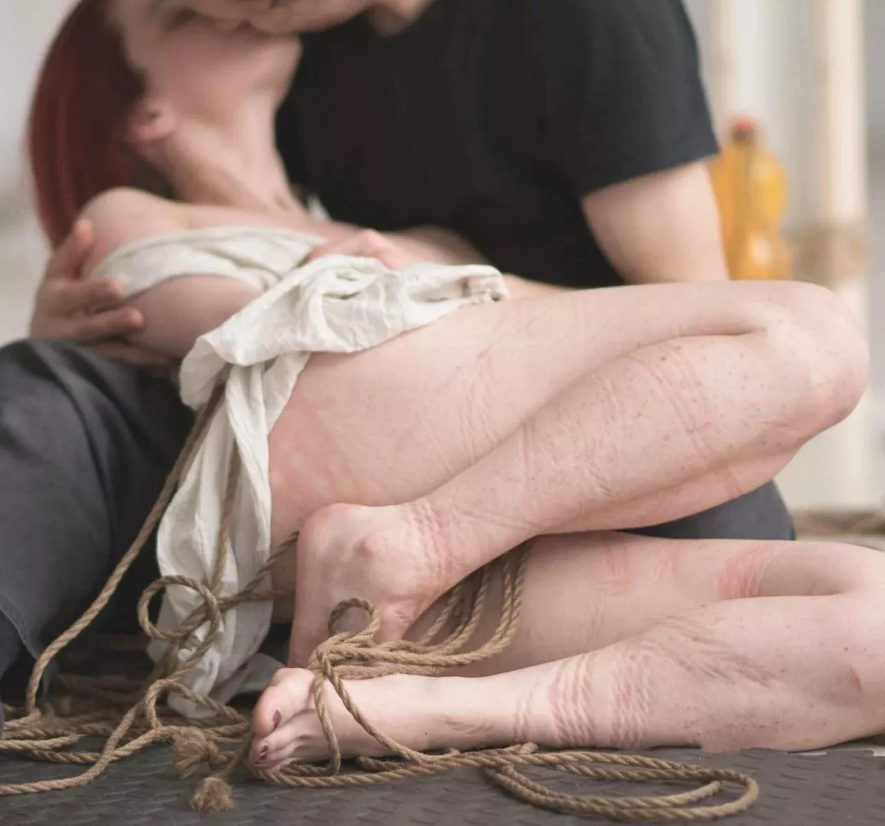 Saw this aftercare photo and thought it was just beautiful. This side of bdsm doesn't get nearly enough attention but it's so so important. Always remember to assure your sub of the fact that you love and care about them, especially after rough and deg