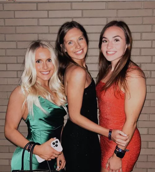 Soccer teammates at the function