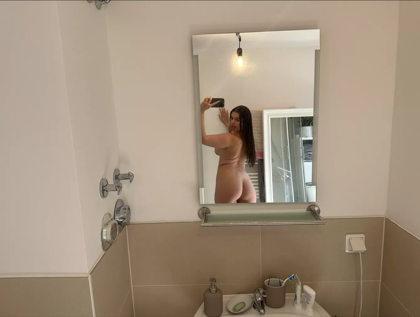 the mirror shows my best side