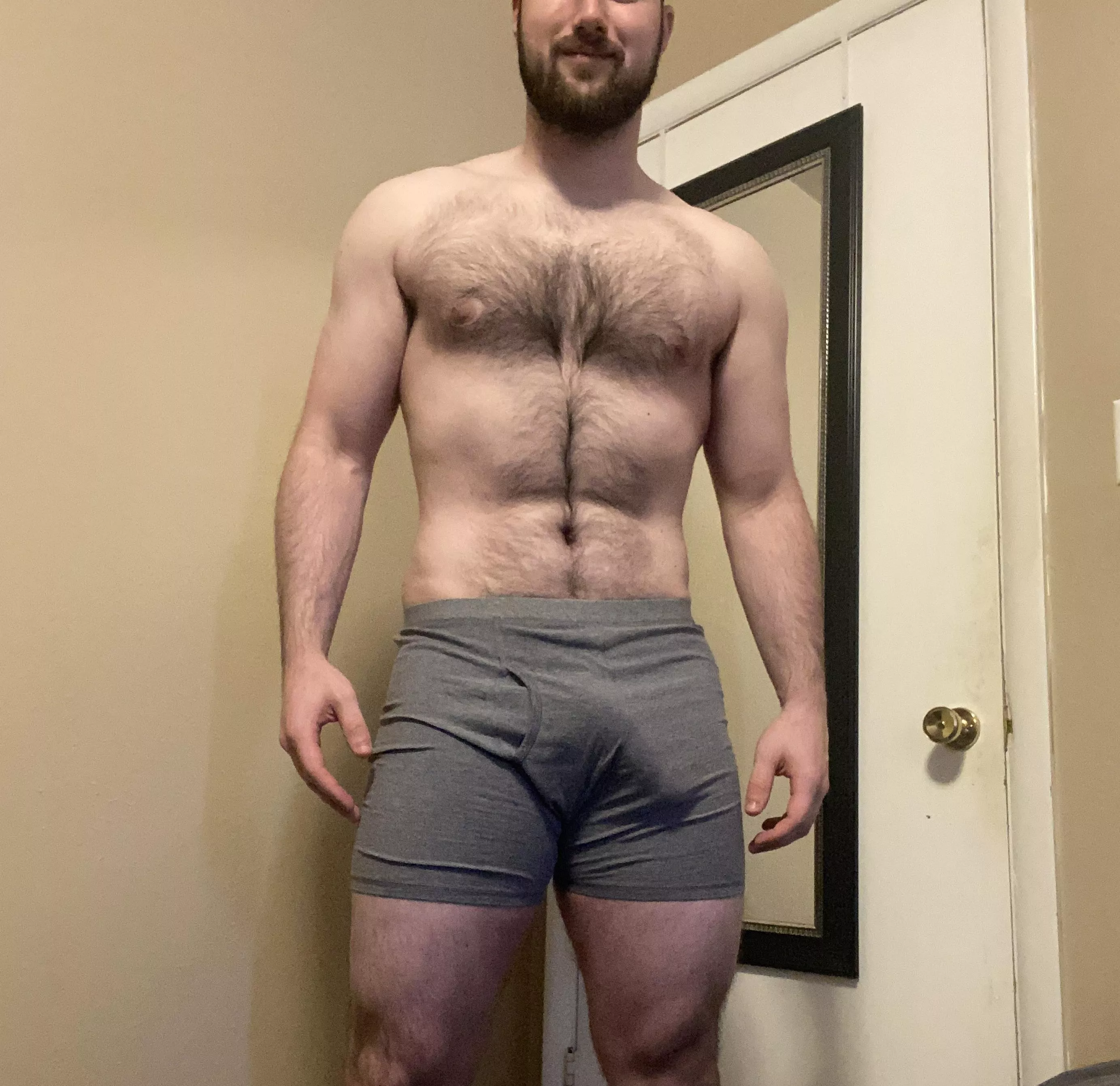 These briefs are a little tight can you help me take them off?