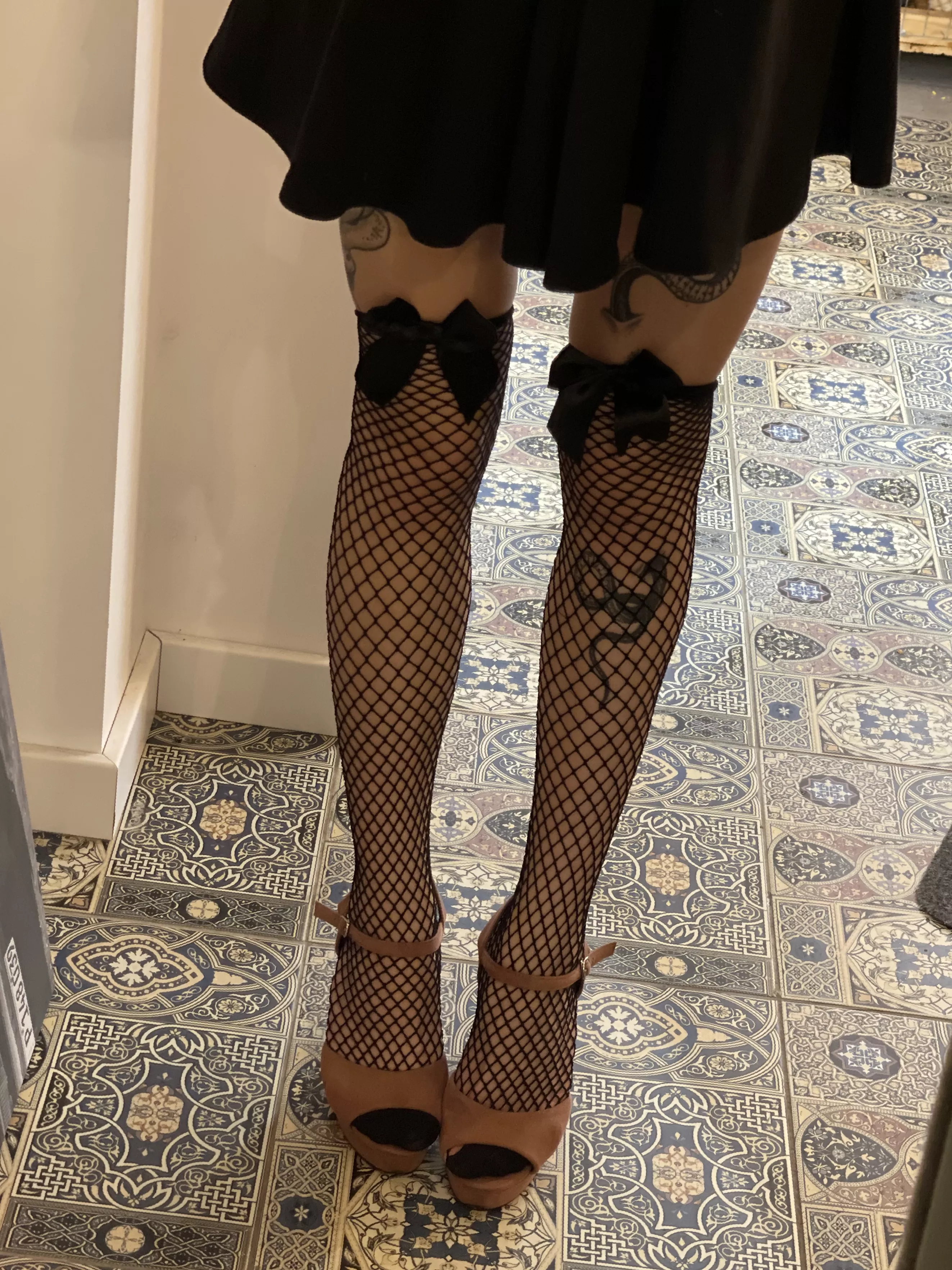 These legs are made to walk on a dick